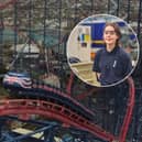 Mechanical engineering apprentice Laura Johnson, 17, from Pleasure Beach Resort in Blackpool.
