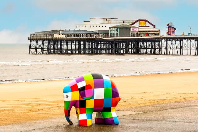 The free, family-friendly trail will see at least 30 large Elmer sculptures in key locations (Credit: Brian House Children's Hospice)