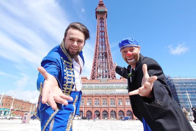 Join Mooky and Mr Boo at the -restored Blackpool Tower Circus next week.