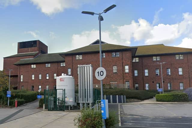The building at Blackpool Victoria Hospital in which RAAC roof panels were found.