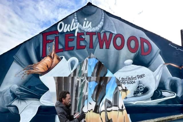 One of Christian's many murals.