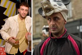 Lancashire actor Joseph Gilgun has been nominated in the 'Best Male Comedy Performance' category at the BAFTAs for his role in Brassic (right: scene from show, credit Sky). 