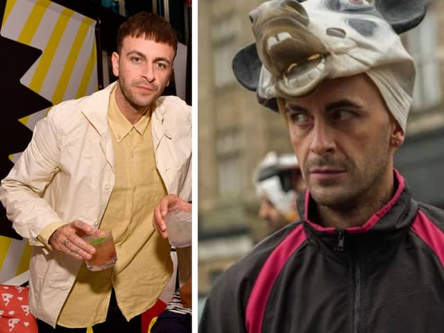 Lancashire actor Joseph Gilgun has been nominated in the 'Best Male Comedy Performance' category at the BAFTAs for his role in Brassic (right: scene from show, credit Sky). 