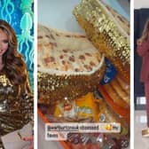 Reality star Charlotte Dawson has shared her excitement at receiving gifts from bakery brand Warburtons. Credit: @charlottedawsy on Instagram