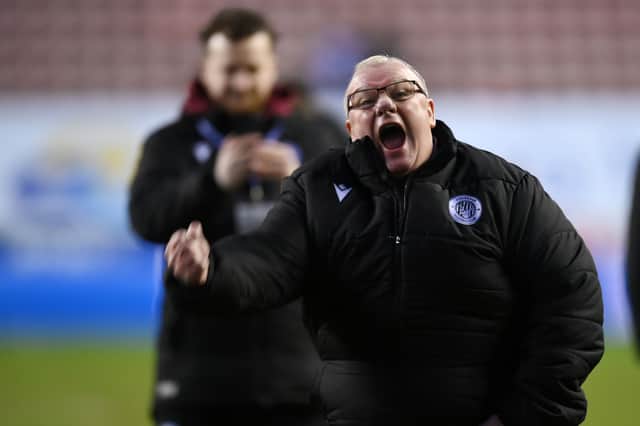 Stevenage boss Steve Evans