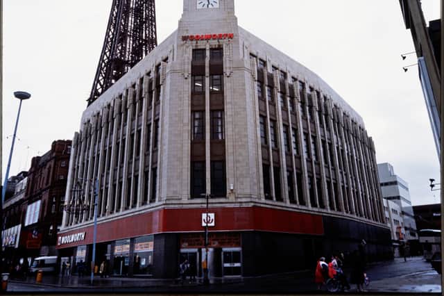Blackpool Woolworths in 1980
