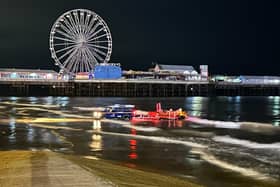 Blackpool RNLI crews were called out in the early hours of Sunday morning