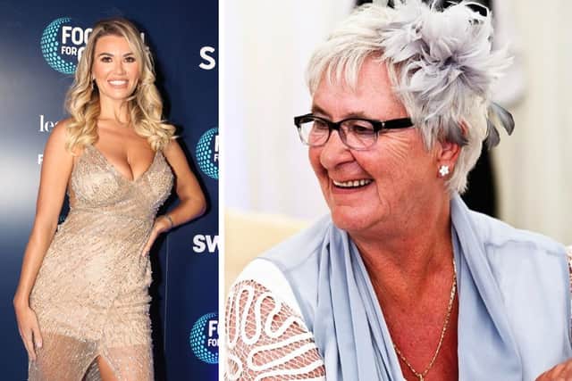 Christine McGuinness is mourning the loss of her grandmother, pictured on the right. Credit: Getty and mrscmcguinness on Instagram