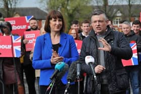 Shadow Chancellor Rachel Reeves with Jonathan Ashworth, Labour’s Shadow Paymaster General