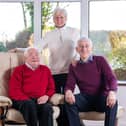 Sir Lindsay Hoyle pictured with his late father (left) announced the sad news of his passing earlier today (Sunday) on Twitter.