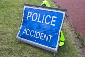 The crash happened on Blackpool Road, close to Kirkham Grammar School, at around 11.30am on Friday (April 5)