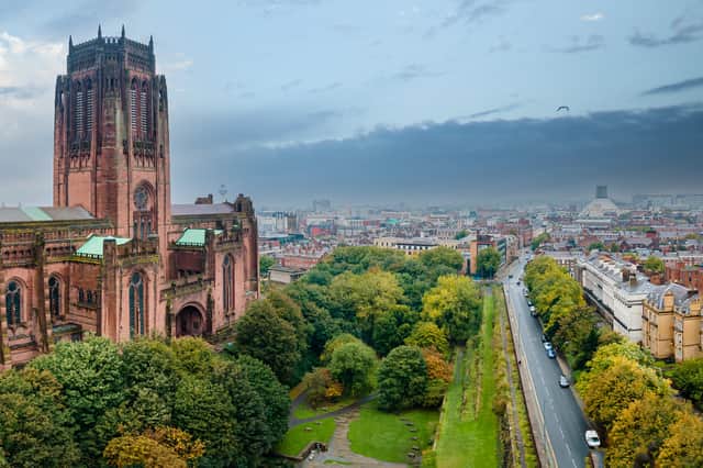 Gambier Terrace and Liverpool Cathedral. Image: Uldis Laganovskis/stock.adobe