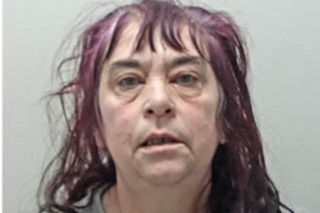 Gail Hatton was last seen on Dean Street in Blackpool on March 30 (Credit: Lancashire Police)