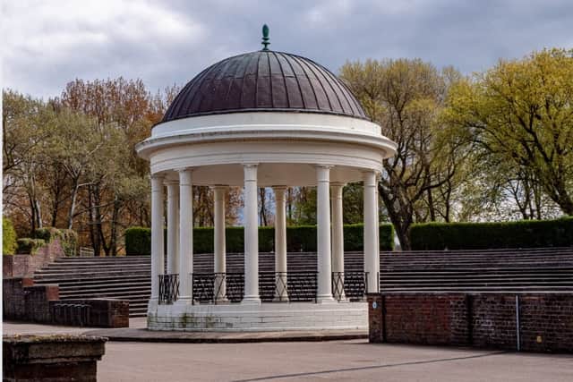 The bandstand opened in 1929