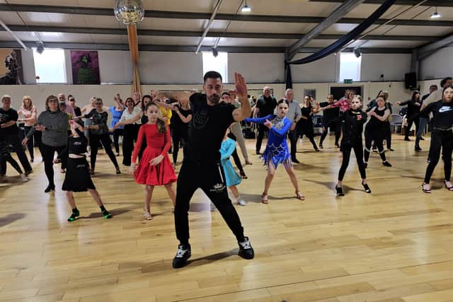 Strictly star Giovanni Pernice at Fleetwood's Crown Ballroom