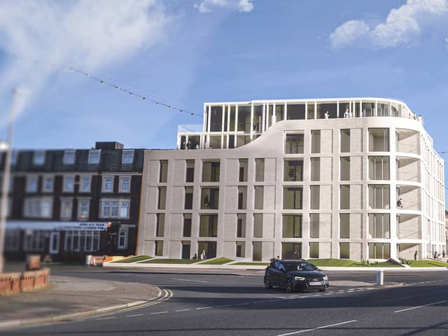 Artist's impression of the northern side of the development - (David Cox Architects)