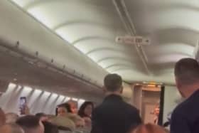 The drunk man caused havoc forcing the plane to make an early stop.