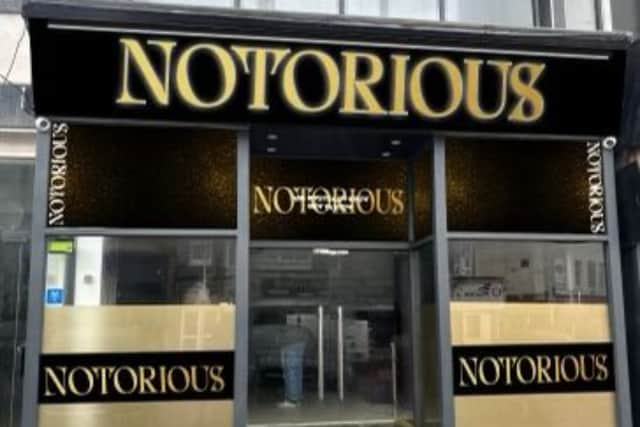 Notorious will be a new R&B bar on Queen Street