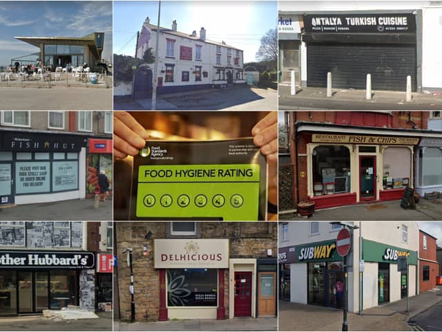 Latest food hygiene scores for 45 businesses in Lancashire (Credit: Google)