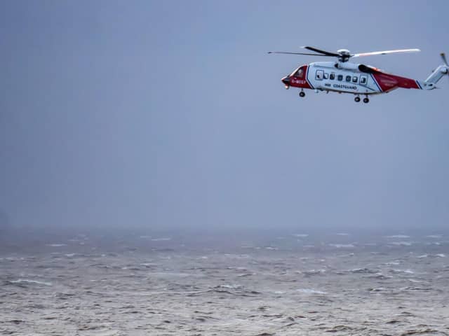 Emergency services were called following reports a person had entered the sea near South Pier (Credit: RNLI Blackpool)