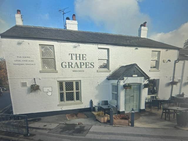 The Grapes has closed for a refurb.
