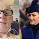 Paul Philip Roberts met Kate in Blackpool in 2019, shortly after he underwent surgery for his lung cancer (Credit: Philip Roberts, PA Wire/ Stephen Pond,Getty Images)