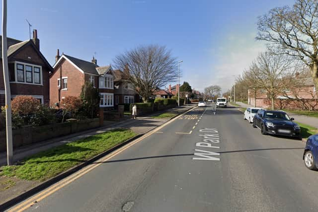 The crash happened on a straight stretch of road - West Park Drive - next to Stanley Park in Blackpool at around 11.30pm on Monday