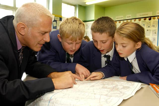 Gordon Marsden on a visit to Highfield School when he was MP for Blackpool South