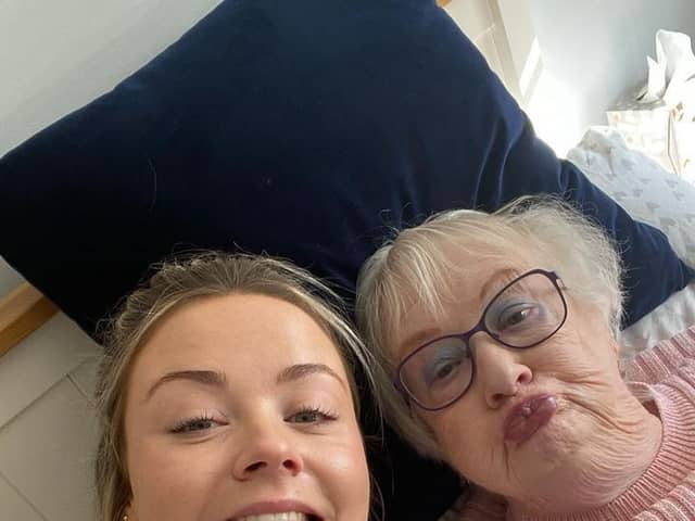 Maisie Stanford, 27 and her grandmother Margaret Harding, 88.  