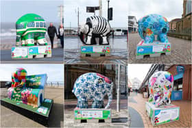 Elmer and 30 of his uniquely decorated friends have arrived in Blackpool.