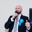 David Jones speaking at the hustings debate