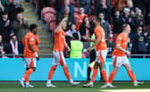 Blackpool gave themselves a fighting chance of achieving a League One play-off spot. They beat Barnsley 3-2 at Bloomfield Road. (Image: CameraSport - Lee Parker)