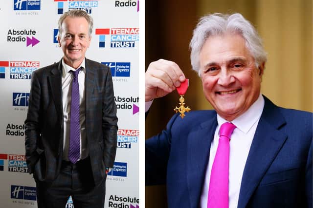 Frank Skinner and John Suchet OBE are coming to East Lancashire this month.