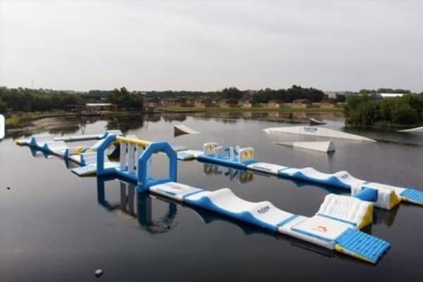 The Blackpool Wake Park water activities amenity in Weeton, as it looked under the previous owners.
