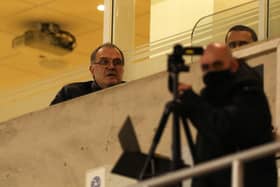 Marcelo Bielsa would rigorously study clubs during his time in England. He once attended an under-21s match with Blackpool in November 2020. (Charlotte Tattersall/Getty Images