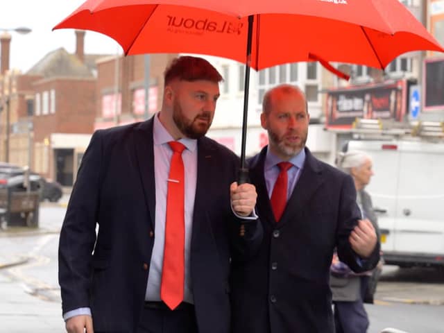 Chris Webb and Jonathan Reynolds in Blackpool