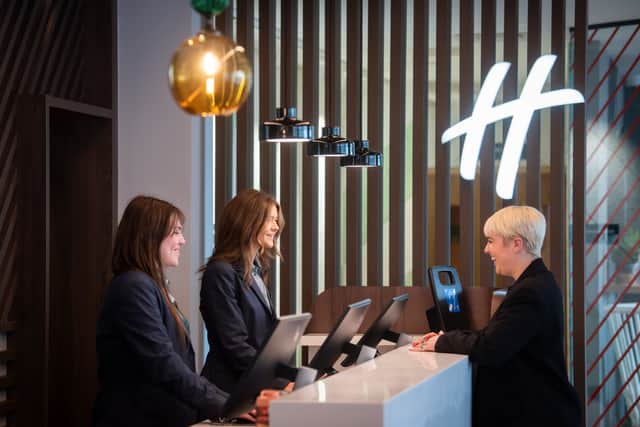 The four-storey, 144-room Holiday Inn opened on May 1