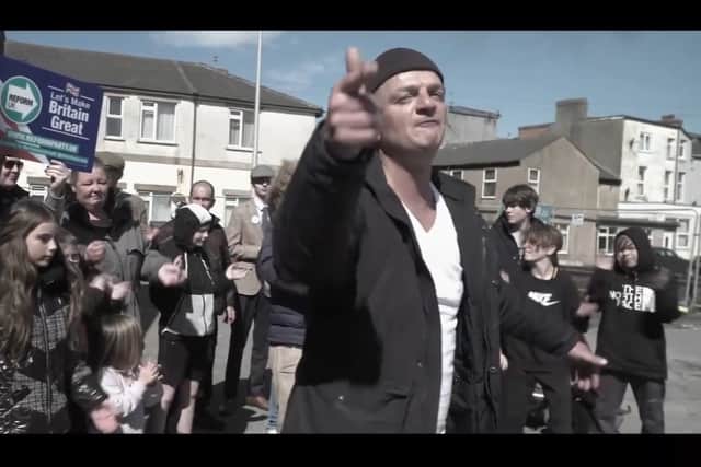 Blackpool rapper Jay Madden penned this song in support of the resort's Reform UK candidate Mark Butcher ahead of the Blackpool South by-election on Thursday, May 2
