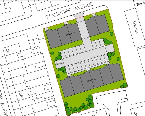 The layout of the proposed development (Alan Jones Chartered Surveyors)