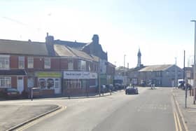 A woman was attacked by a group of people on Egerton Road in Blackpool (Credit: Google)
