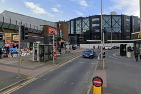 A gang of people armed with a knife approached a man near Coral Island on Bank Hey Street in Blackpool (Credit: Google)