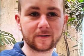 George - who has links to Blackpool - was last seen in Bolton at around 11:30am on May 1 (Credit: Greater Manchester Police)