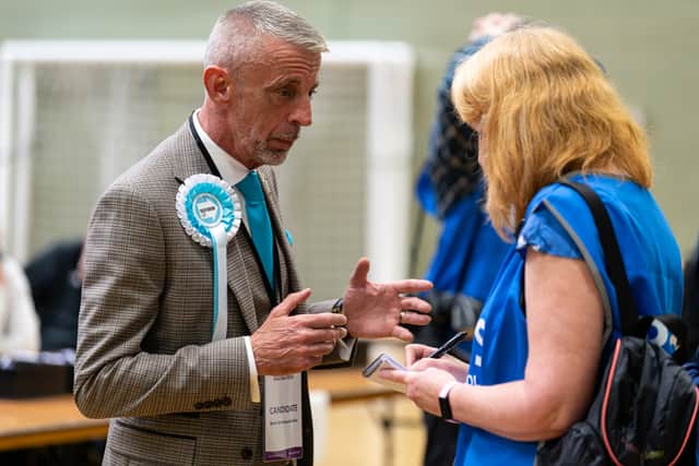 Reform UK candidate Mark Butcher at the Blackpool South by-election. Photo: Kelvin Lister-Stuttard
