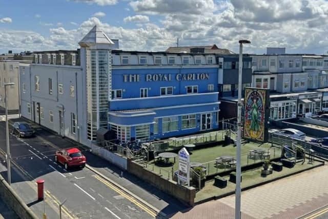 The Royal Carlton Hotel is for sale, Offers in Excess of
£1,100,000.