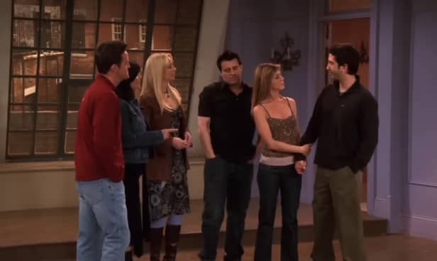 Friends: The final scene.