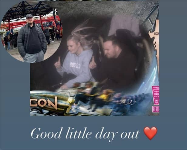 Luke Littler's girlfriend Eloise Milburn posted to her Instagram story pictures of them enjoying a ride on ICON