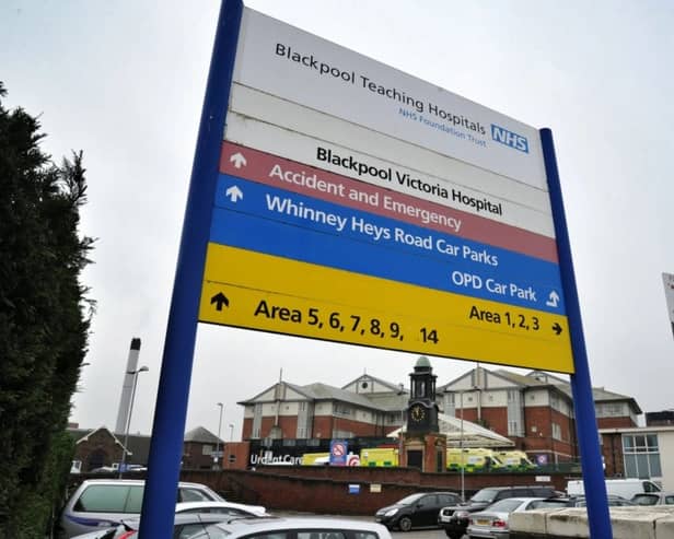 A&E at Blackpool Victoria Hospital is currently facing pressure