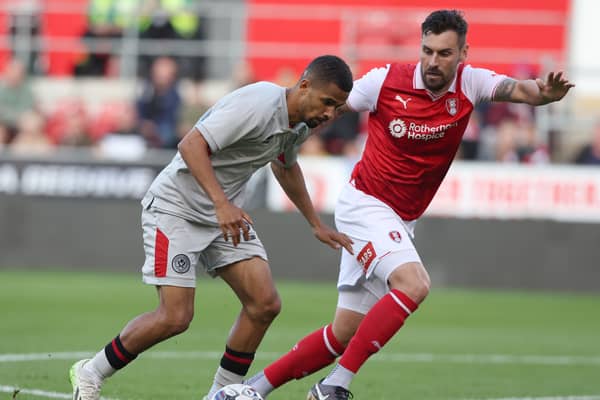 Grant Hall is departing Rotherham United this summer. The former Blackpool loanee is tasked with finding a new club. (Image: Nigel Roddis/Getty Images)