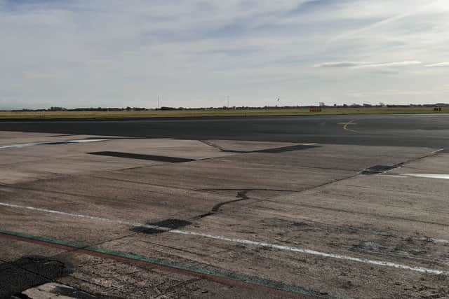 The airport is concerned the pond might attract birds