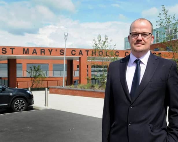 Headteacher Simon Eccles has expressed concern over "inaccurate and unhelpful stories" shared on social media following the fight at St Mary's Catholic Academy on April 23
